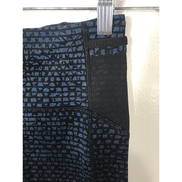 Lululemon Deep Breath Crop Pants Shattered Weave Blue Black Legging 6 / Small - Picture 3 of 14